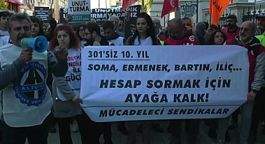 Sendikalardan Soma anması: