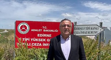 Sezgin Tanrıkulu, Edirne F Tipi Cezaevi'nde Demirtaş ve Mızraklı'yı ziyaret etti