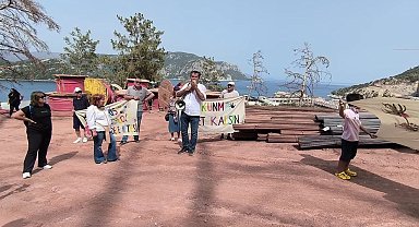 Sinpaş'ın Marmaris'teki projesinin inşaat yasağına rağmen sürmesine tepki...Avukat Arzu Alper: "burası Sinpaş cumhuriyeti değildir"