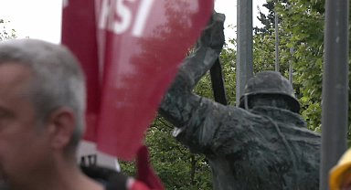Soma faciasında hayatını kaybeden 301 madenci Ankara'da anıldı: "Soma'lar, Amasra'lar yaşanmaması için mücadeleyi yaşatmaya devam edeceğiz"