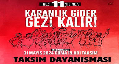 Taksim Dayanışması: Gezi'nin 11. yılında Taksim'de basın açıklaması yapılacak