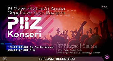Tepebaşı'nda 19 Mayıs coşkusu, 'PİİZ' konseri ile taçlanacak