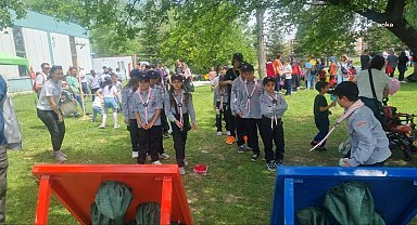 Tepebaşı'nın çocuk izcileri çalışmalarını sürdürüyor