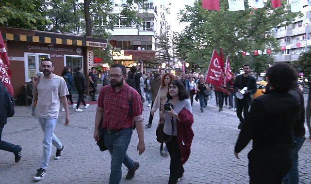 TİP, Olgunlar Sokak’taki polis ablukasını aştı, Kuğulu Park’a yürüdü..