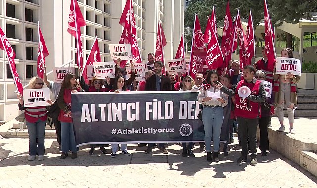 TİP'ten altın madenciliği konferansına protesto... "Cansız bedenlerine ulaşarak toprağa verdiğimiz kardeşlerimizin hesabını sormak için buradayız"