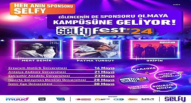 Türk Telekom'un gençlik markası 'selfy' ile kampüslerde festival coşkusu başlıyor