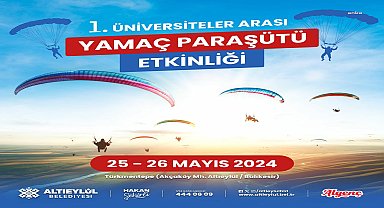 Üniversiteler yamaç paraşütü için Altıeylül’de buluşuyor