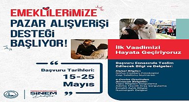 Üsküdar Belediyesi emeklilere 5 bin TL'lik pazar alışverişi desteğini başlattı