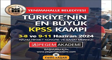 Yenimahalle'de memur adaylarına KPSS hazırlık kampı