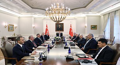 Yüksek İstişare Kurulu, Cumhurbaşkanı Erdoğan başkanlığında Çankaya Köşkü'nde toplandı