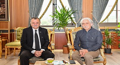 Yunusemre Belediye Başkanı Balaban, Kaymakam Genel'i ağırladı