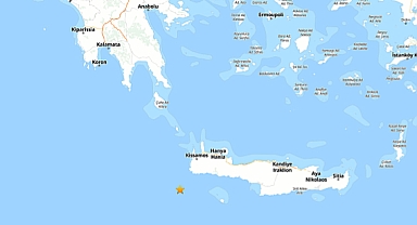 Akdeniz'de 4,4 büyüklüğünde deprem