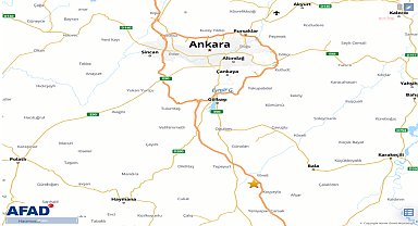 Ankara Bala’da 3.7 büyüklüğünde deprem