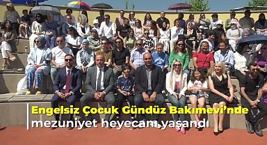 Ankara Büyükşehir Belediyesi Engelsiz Çocuk Gündüz Bakımevi’nde mezuniyet coşkusu
