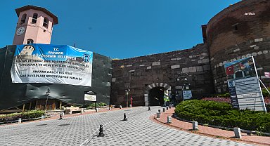 Ankara Büyükşehir'den Ankara Kalesi’nin Hisar Kapısı’nda kapsamlı onarım