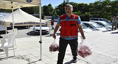 Ankara Büyükşehir, kurban bağışlarını almaya devam ediyor