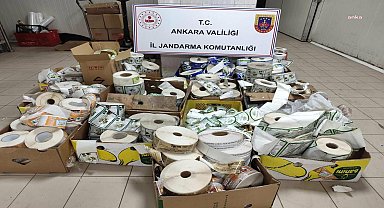 Ankara’da 95 ton sahte ve bozuk gıda ele geçirildi