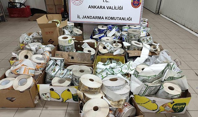 Ankara’da 95 ton sahte ve bozuk gıda ele geçirildi