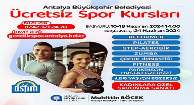 Antalya Büyükşehir ile 7’den 70’e herkes sporla buluşacak