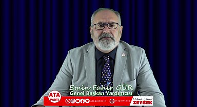 ATA Partili Emin Fahir Gür'den Cumhurbaşkanı Erdoğan'a: