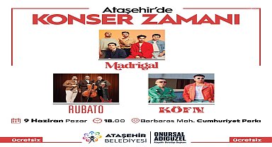 Ataşehirliler, yaz konserlerinde buluşuyor