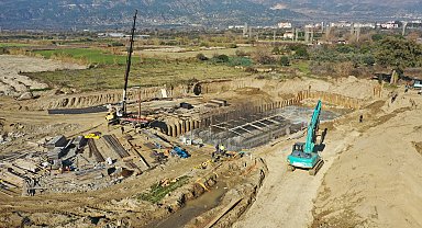 Aydın Büyükşehir, Buharkent İleri Biyolojik Atık Su Arıtma Tesisi'ndeki çalışmalarda sona yaklaştı 
