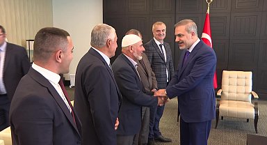 Bakan Fidan, Moskova'da Ahıska Türkleri'nin temsilcileriyle görüştü