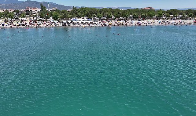 Balıkesir Büyükşehir’in plajlarına tatilcilerden tam not