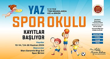Bilecik Belediyesi Yaz Spor Okulları’nda kayıt dönemi başladı