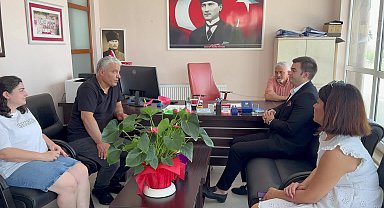 Bodrum Belediye Başkanı Mandalinci’den mezun olduğu okula ziyaret