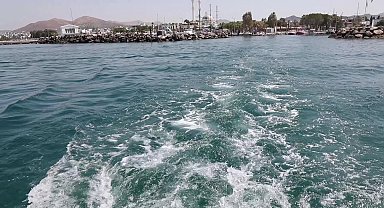 Bodrum Belediyesi'nden Turgutreis Koyu'nda deniz dibi temizliği 