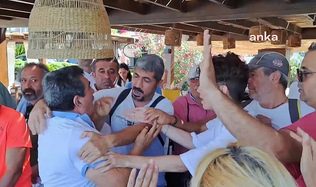 Bodrum’da vatandaşların kıyı işgaline karşı yaptıkları eylemde kavga çıktı