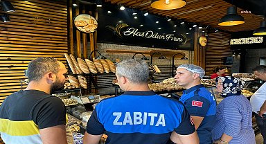 Bozüyük'te zabıta ekiplerinden ekmeklere gramaj kontrolü