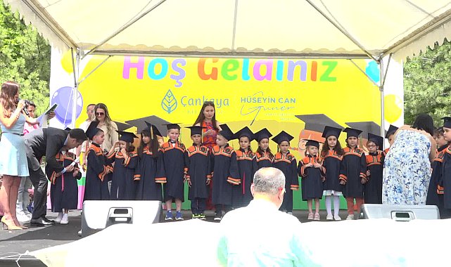 Çankayalı minikler, kep attı