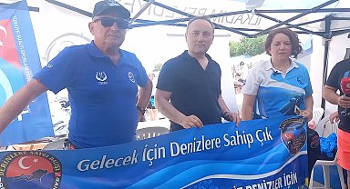 ÇMO Samsun Şubesi ile Samsun Dalış Kulübü dalgıçlarından deniz dibi temizliği