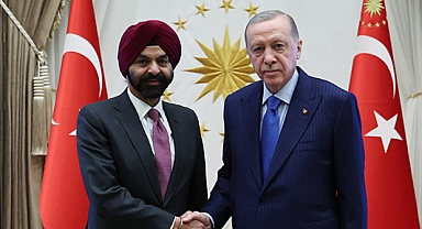 Cumhurbaşkanı Erdoğan, Dünya Bankası Başkanı Banga'yı kabul etti