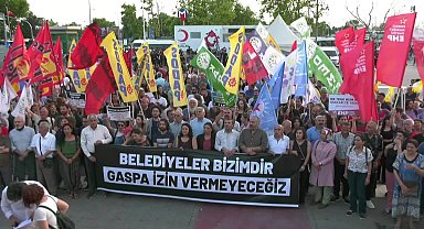 DEM Parti’den İstanbul’da “kayyum” protestosu