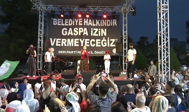 DEM Parti'den kayyum protestosu... Hatimoğulları: