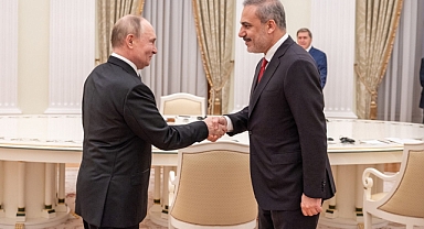 Dışişleri Bakanı Fidan'ı kabul eden Putin: