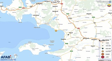 Ege Denizi'nde deprem