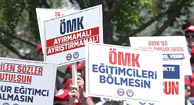 Eğitim-Bir-Sen, TBMM önünde açıklama yaptı: 