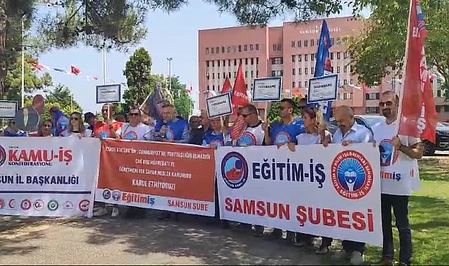 Eğitim-İş Samsun Şube Başkanı Gündüz: