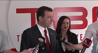 Ekrem İmamoğlu TBB'nde: