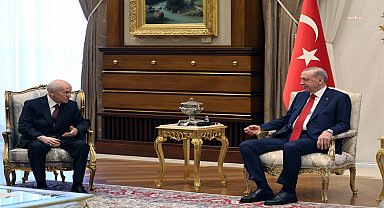 Erdoğan-Bahçeli görüşmesi sona erdi