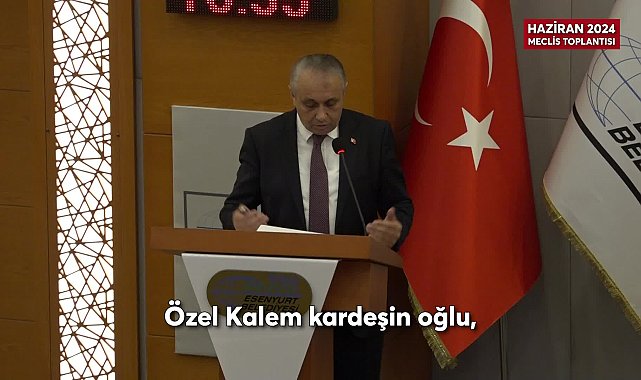 Esenyurt Belediyesi: “Başkan Özer’in 2 dakika 48 saniyelik konuşmasından sadece 31 saniyelik kısım alınarak sosyal medyada paylaşılmıştır”