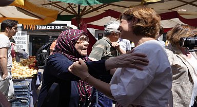Eskişehir Büyükşehir Belediye Başkanı Ünlüce'den pazar ziyareti