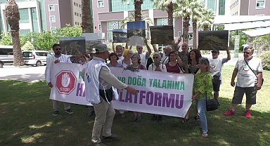Foça'daki taş ocağına tepkiler sürüyor... :