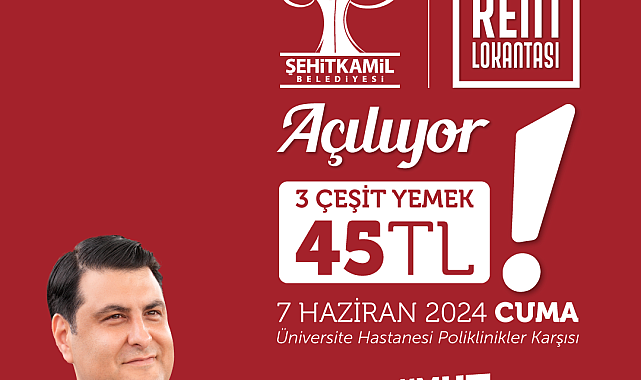Gaziantep'in ilk Kent Lokantası, Şehitkamil'de açılıyor