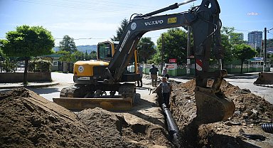 Giresun’da yağmur suyu hatları güçlendiriliyor