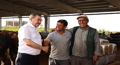 Gölbaşı Belediye Başkanı Odabaşı’ndan kurban kesim alanında inceleme